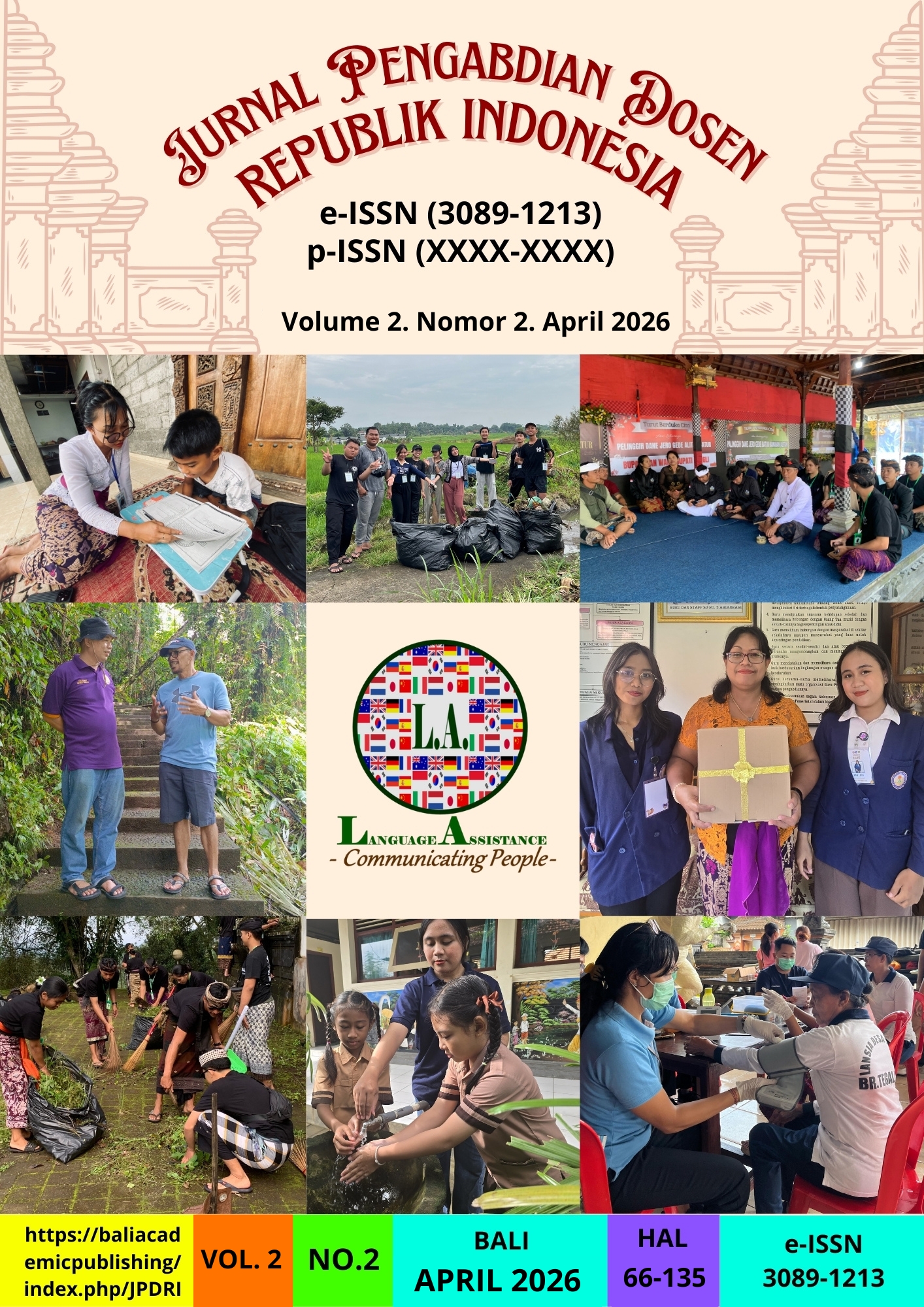 					View Vol. 2 No. 2 (2026): Jurnal Pengabdian Dosen Republik Indonesia
				